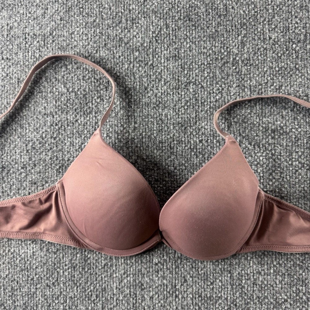 PINK Wear Everywhere Push-Up Bra Womens 34A Pink Padded Underwire Microfiberβ